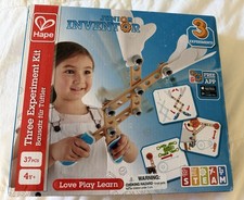 Hape Junior Inventor Kit, 3 Experiments, 37 P...