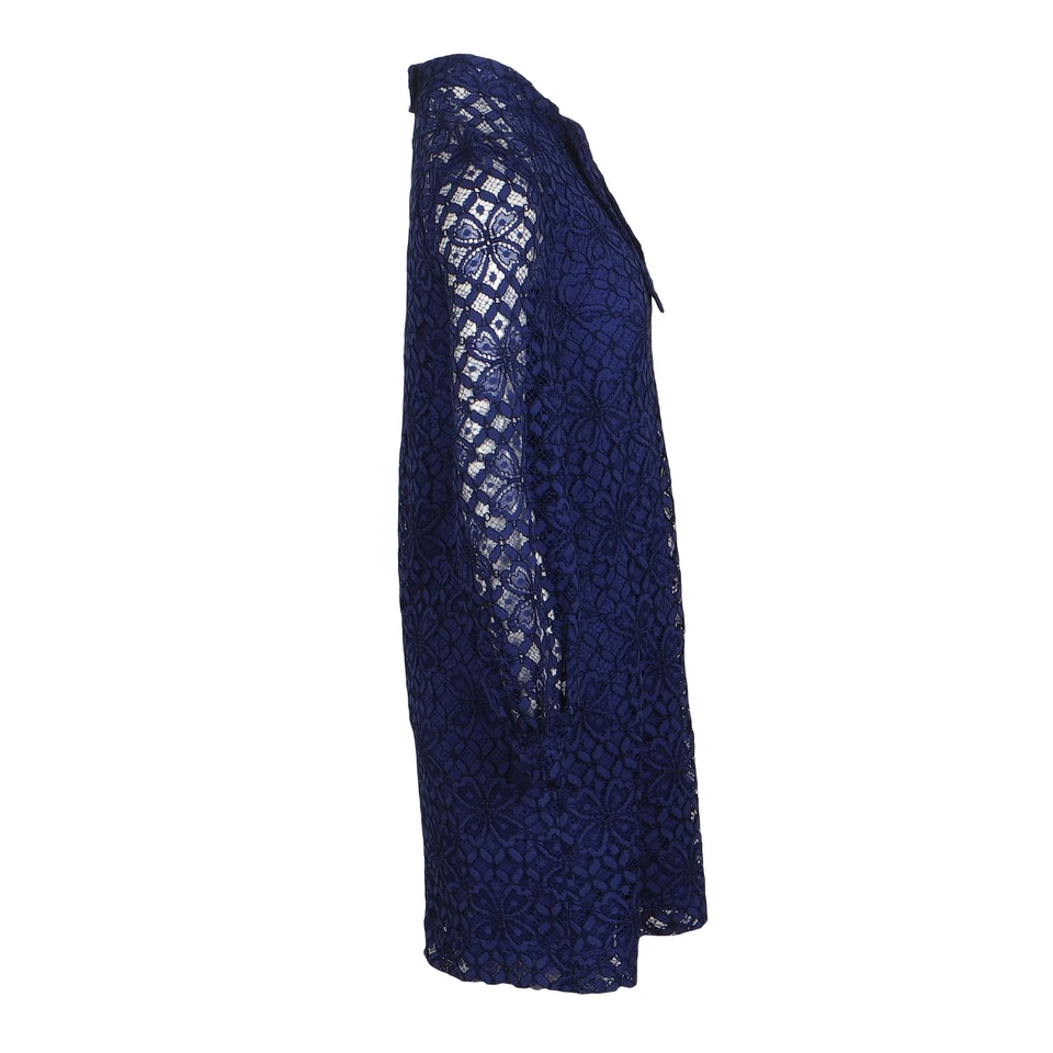 Claudie Pierlot Women's Purple Lace Short Dress Size 36 FR 8 UK 4 US 67R1H18 - Photo 3/4