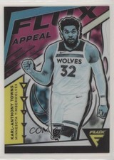 2020-21 Panini Flux Flux Appeal Silver Prizm Karl-Anthony Towns #21 6o3