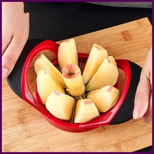 Stainless Steel Apple Slicer & Corer, Super Sharp Apple Cutter Peeler