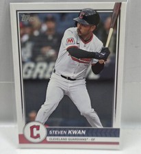 Steven Kwan 2026 Topps Flagship Collection Card #50 Guardians