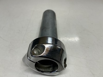 Single Pull Motorrad Gas Drehgriff 22,8 mm verchromt passend für viele Fahrräder
