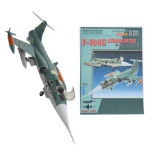 DIY 1/33 US F-104G Starfighter Paper Model Military Puzzle Set Plane Paper Model