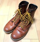 RED WINGreleased In Japan 708 Embroidered Feather Tag Us8.5D 26.5Cm