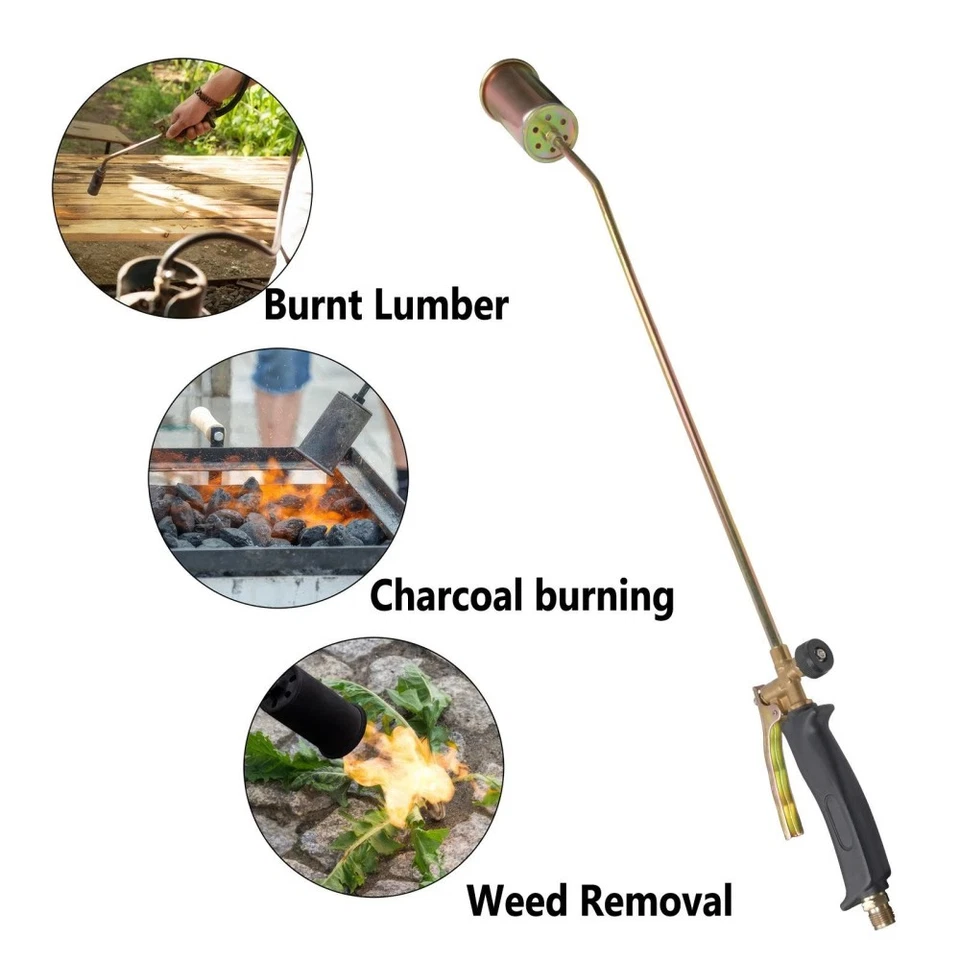 Unkrautbrenner Gasbrenner Abflammgerät Unkrautvernichter Dachbrenner Brenner - Bild 4 von 4