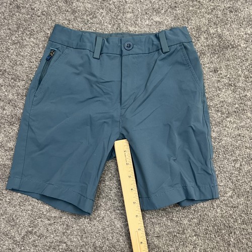Vineyard Vines Performance Shorts Boys Size 10 Blue Stretch Golf Casual Summer - Picture 10 of 11