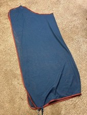 6'6 Cooler horse stable travel sweat sheet rug blue