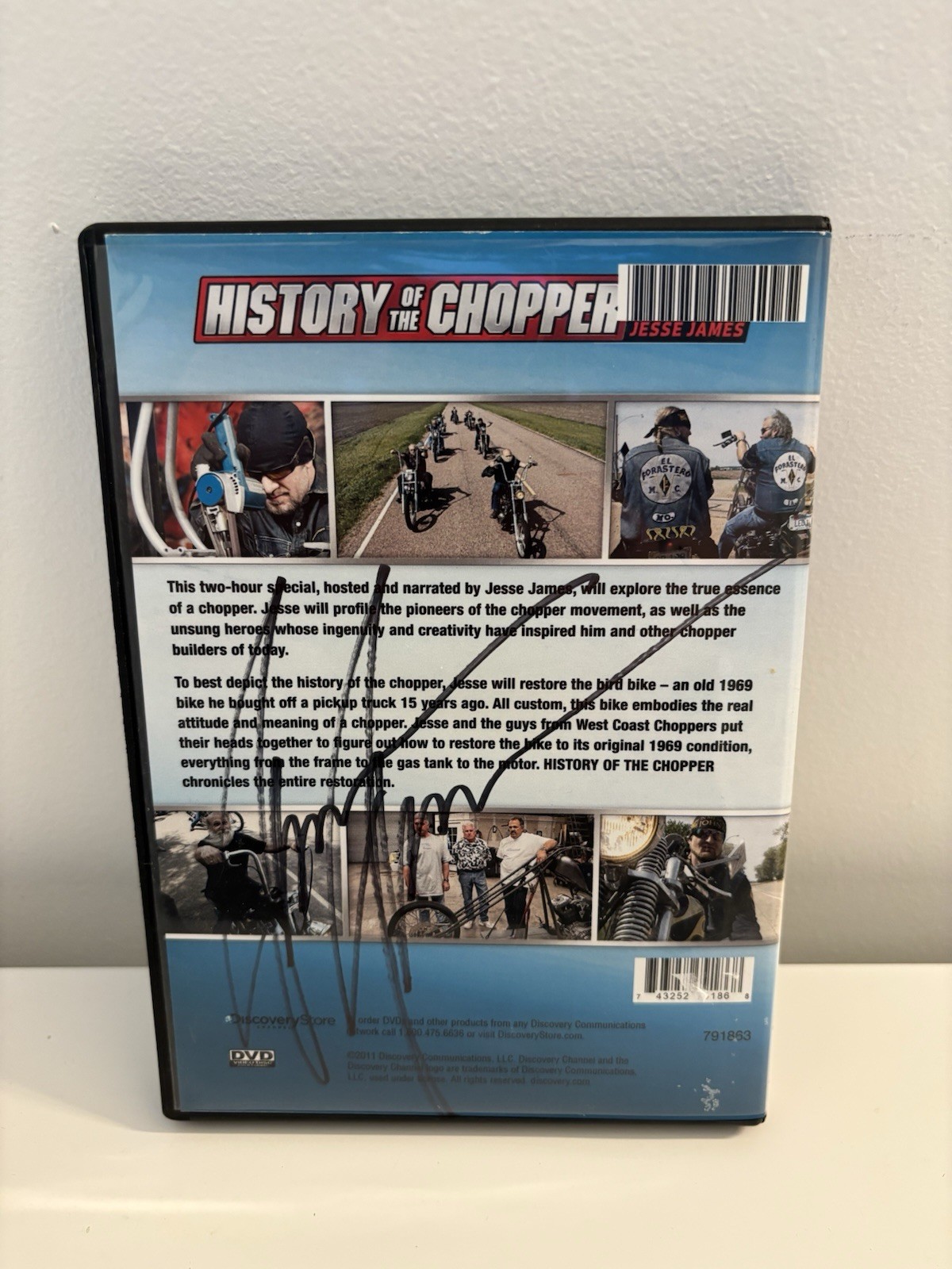 History of the Chopper Discovery Signed Autograph Jesse James Rare