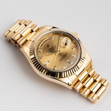 Rolex Day-Date II 218238 Yellow Gold Champagne Diamond Dial 3
