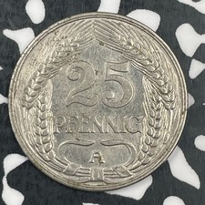 1910-A Germany 25 Pfennig Lot#F8406