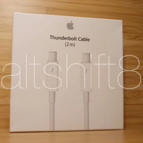  APPLE THUNDERBOLT 2 CABLE 2M 2 M WHITE MD861ZM/A MD861 A1410 CAVO ORIGINALE