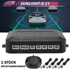 4 Sensoren Einparkhilfe zum Nachrüsten Hinten Parksensoren Rückfahrwarner Audio