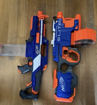 Nerf Gun Hyperfire Elite & Nerf Gun Elite Rapidstrike CS-1B