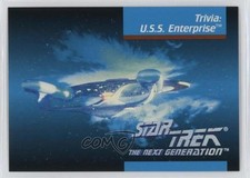 1992 Impel Star Trek The Next Generation Trivia: USS Enterprise #115 2k3