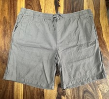 TU Men’s Shorts Elasticated / Drawstring Waist Grey Size 44W