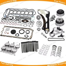 For Bmw 325i Engine Overhaul Rebuild Kit For N52b25 Pistons Rings Timing Chain