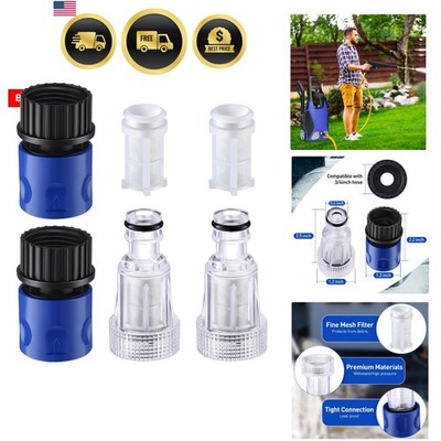 6 Pack 3/4 Inch Pressure Washer Garden Hose Adapter, Pressure Washer Accessor...