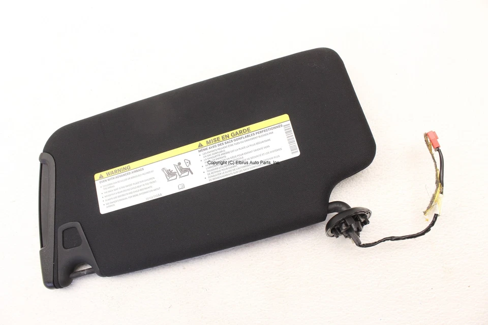 Dodge Charger 2011 2013 2014 pasajero parasol parasol parasol negro OEM Foto 2 de 4