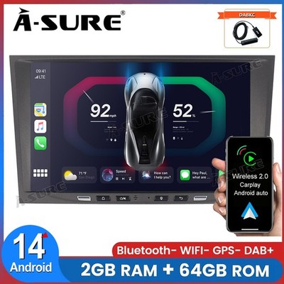 DAB 64G Android14 Autoradio GPS Navi Für Opel Zafira B Corsa Astra Vivaro Vectra