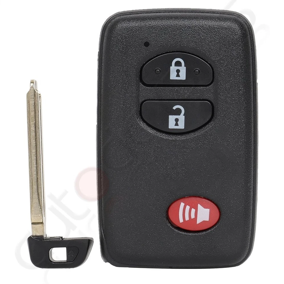 2 Llavero de coche remoto para Toyota Highlander RAV4 2008 2009 2010 2011-2013 botones Foto 4 de 4