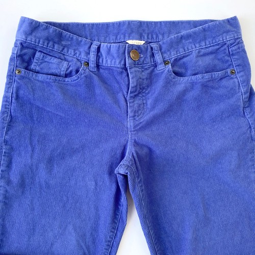 J.Crew Womens Toothpick Corduroy Pants Blue Size 29 Skinny Ankle Stretch Soft - Picture 4 of 12