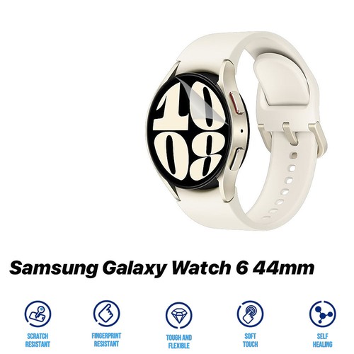 6x High Definition Clear Hydrogel Screen Protector for Samsung Galaxy Watch 4 5 - Photo 24 sur 40