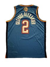 MVP Shai Gilgeous-Alexander SIGNED OKC Thunder Finals Basketball Jersey- JSA COA