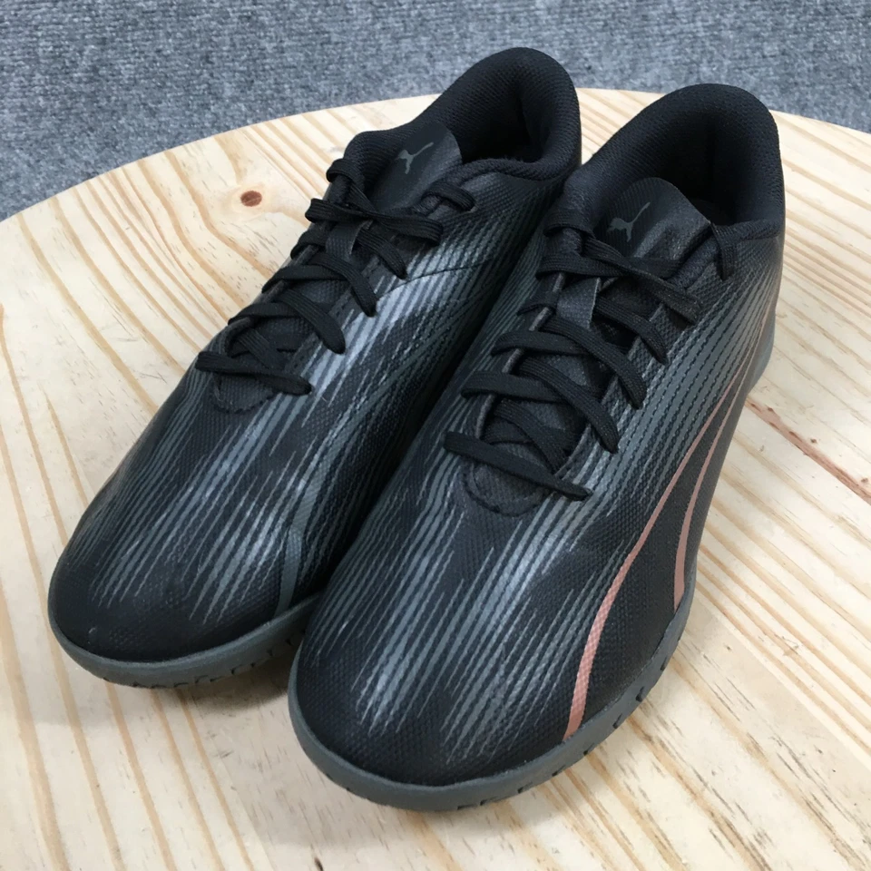 Puma Shoes Youth 6 Ultra Play IT Sneaker Black Lace Up Low Top Comfort 107780-02 - Image 3 of 4