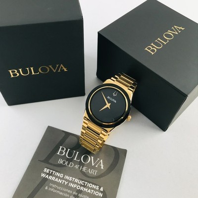 BULOVA MILLENNIA 97A183 Quartz Stainless Steel Black Dial Men's Watch 41MM