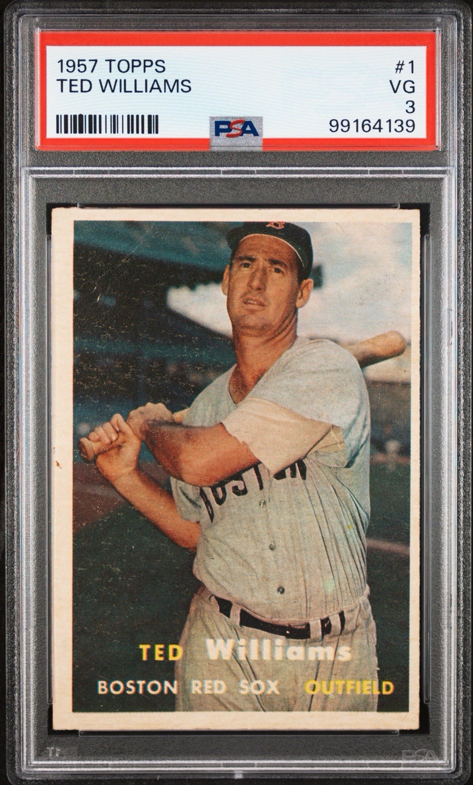 1957 Topps - #1 Ted Williams - PSA 3