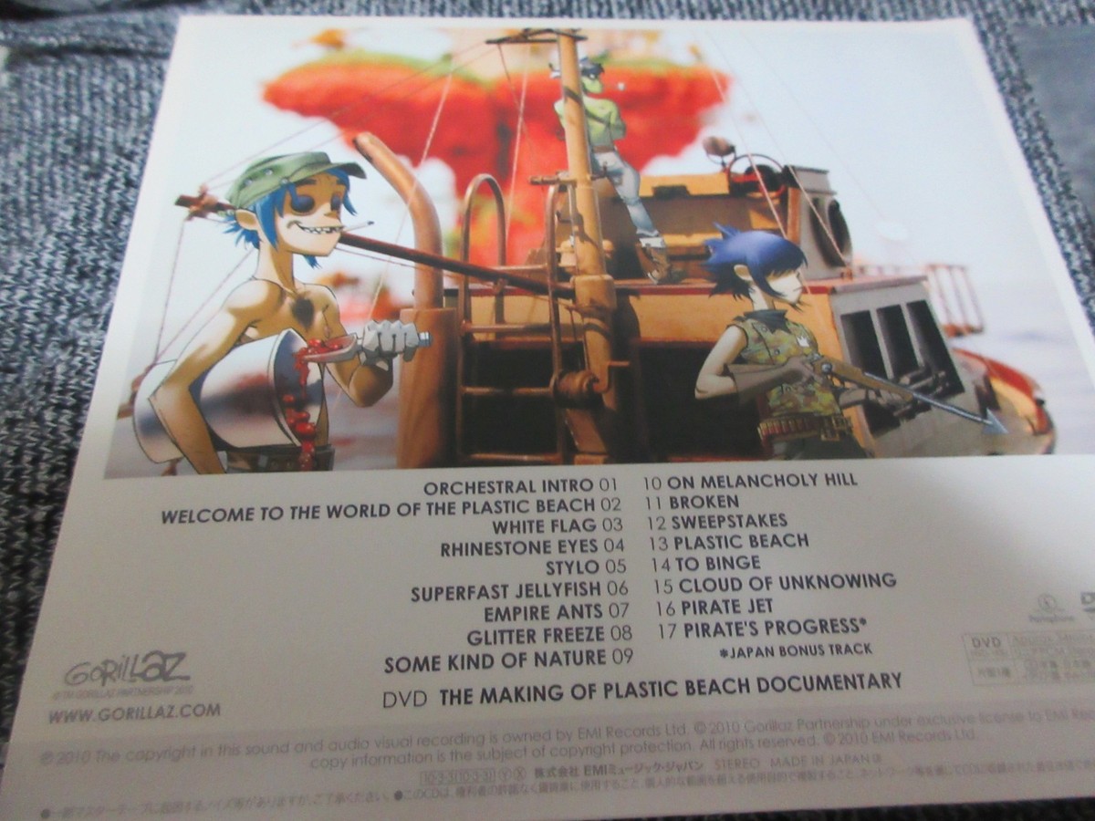 GORILLAZ / plastic beach / JAPAN LTD CD&DVD OBI bonus track