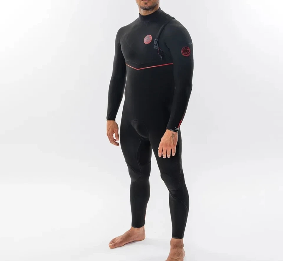 RIP CURL Herren 3/2mm E7 FLASH BOMB FUSION REISSVERSCHLUSSFREI Neoprenanzug - Schwarz - Large - Neu mit Etikett - Bild 3 von 4