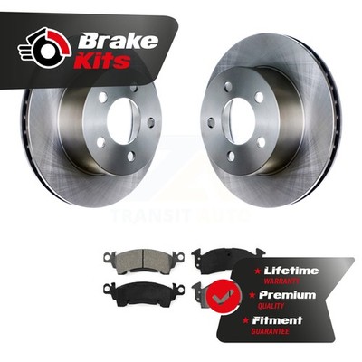 Front Disc Brake Rotor & Semi-Metallic Pad Kit For 1991-1991 Jeep Grand Wagoneer
