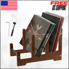 Vinyl Record 3 Tier Storage Holder Stand for Up to 60 12" LP Albums