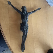 Sehr schöner alter Metall  Jesus Christus Corpus Heiland Korpus