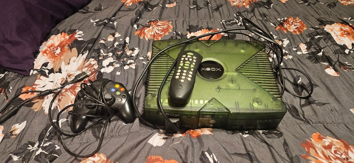 Microsoft Xbox Halo Edition Special Console Green Black w