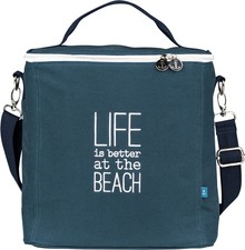 R&auml;der K&uuml;hltasche Meer als Worte - Life is Better K&uuml;hltasch Gr&ouml;&szlig;e 30 x 19 x 30 cm