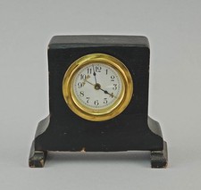 Wecker Tischuhr Holzgeh&auml;use um 1920 Art deco  19520123 14x6x12cm
