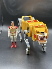 Vintage 1984 Panosh Place VOLTRON - Yellow Lion & Lance Action Figure Pilot