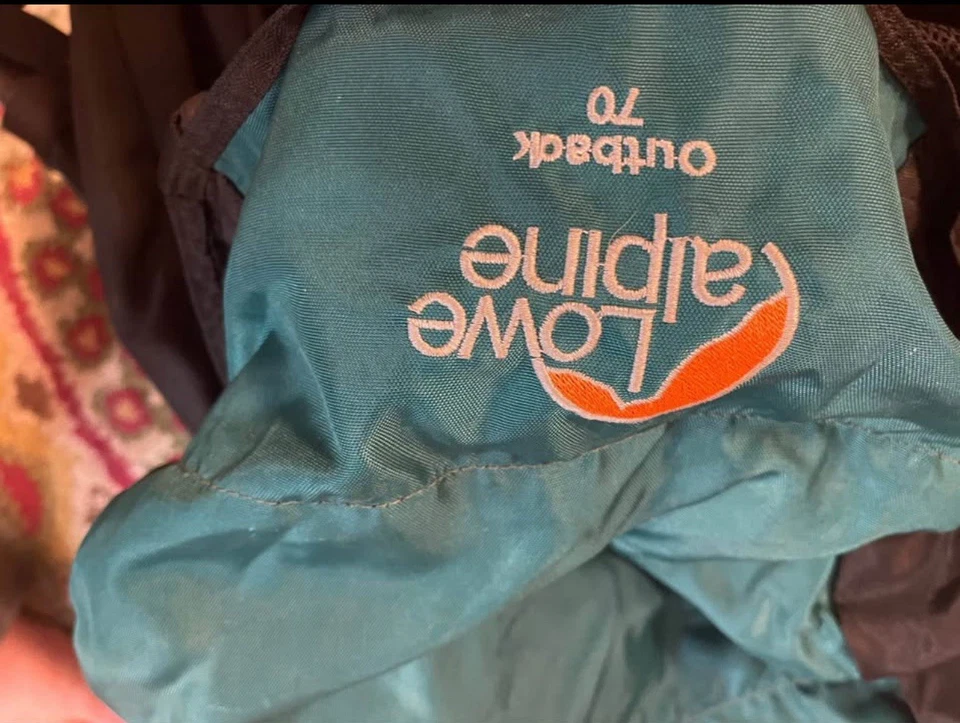 Mochila Lowe Alpine 70L Marco Interno Senderismo Camping Excelente Estado Foto 2 de 4