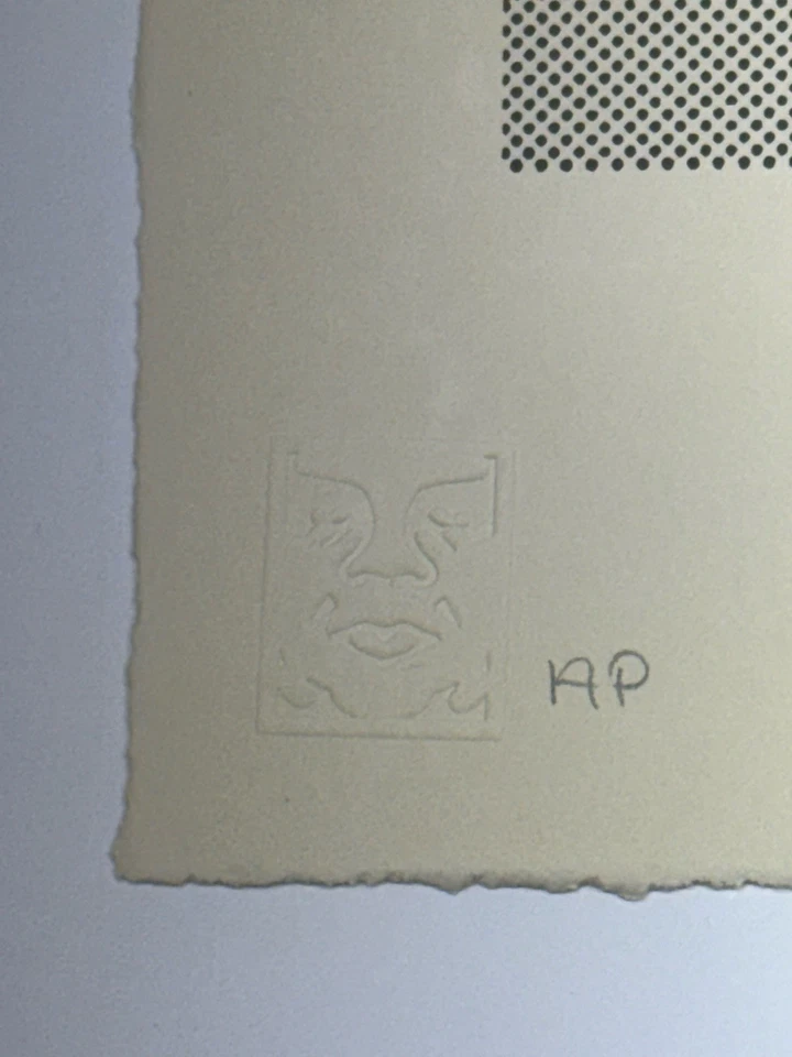 NUEVO Shepard Fairey "Lupa Obey" Firmado AP Juego de Impresión Limitado RARO 2021 Foto 2 de 3