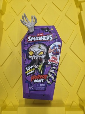 ZURU Smashers Horror House Dig & Build A Monster 15+ Surprises Inside NEW Sealed