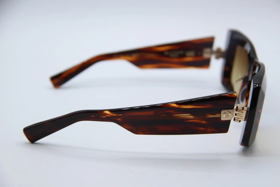 NUEVAS GAFAS DE SOL BALMAIN ENVIE BPS-140B-54 BRN-GLD MARRÓN MARCOS AUTÉNTICOS 54-18 Foto 4 de 4