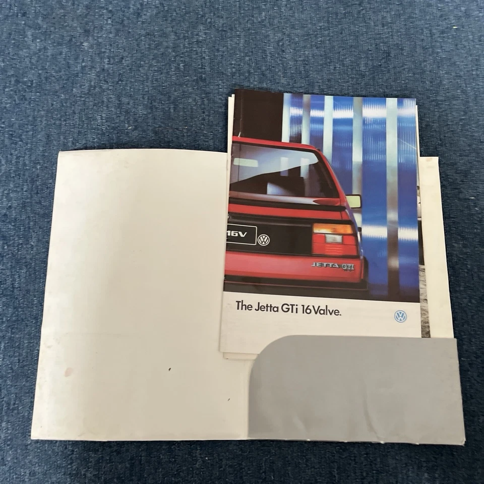 Volkswagen Jetta GTi 16v Mk2 1987 UK Market Sales Brochure And Press Reviews I - Image 2 of 4