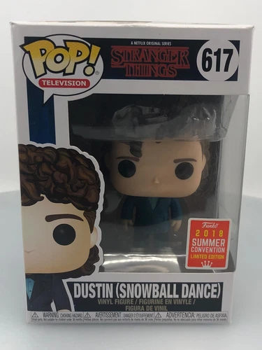 Funko POP! Television Stranger Things Dustin at Snowball Dance #617 DAMAGED BOX