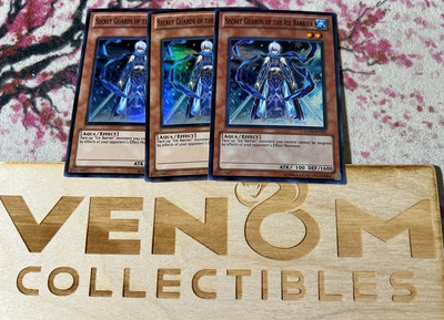 3x (M/NM) Secret Guards of the Ice Barrier HA04-EN053 Super Rare Unl YuGiOh