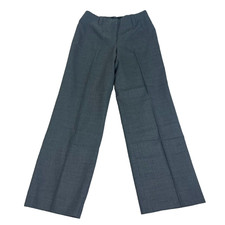 Carlisle Dress Pants Trousers Womens 8 Gray Wool Cashmere Blend Career Office