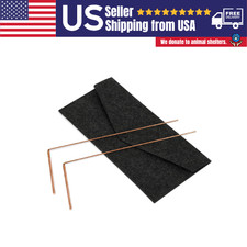 Dowsing Rods, 2Pcs Dowsing Rods Copper Spiritual, Copper Dowsing Rods with Bag-W