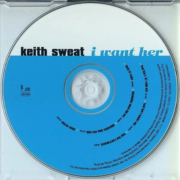 Keith Sweat Ich Will Sie CD Deutschland Elektra 1997 E3887CD - Bild 2 von 2