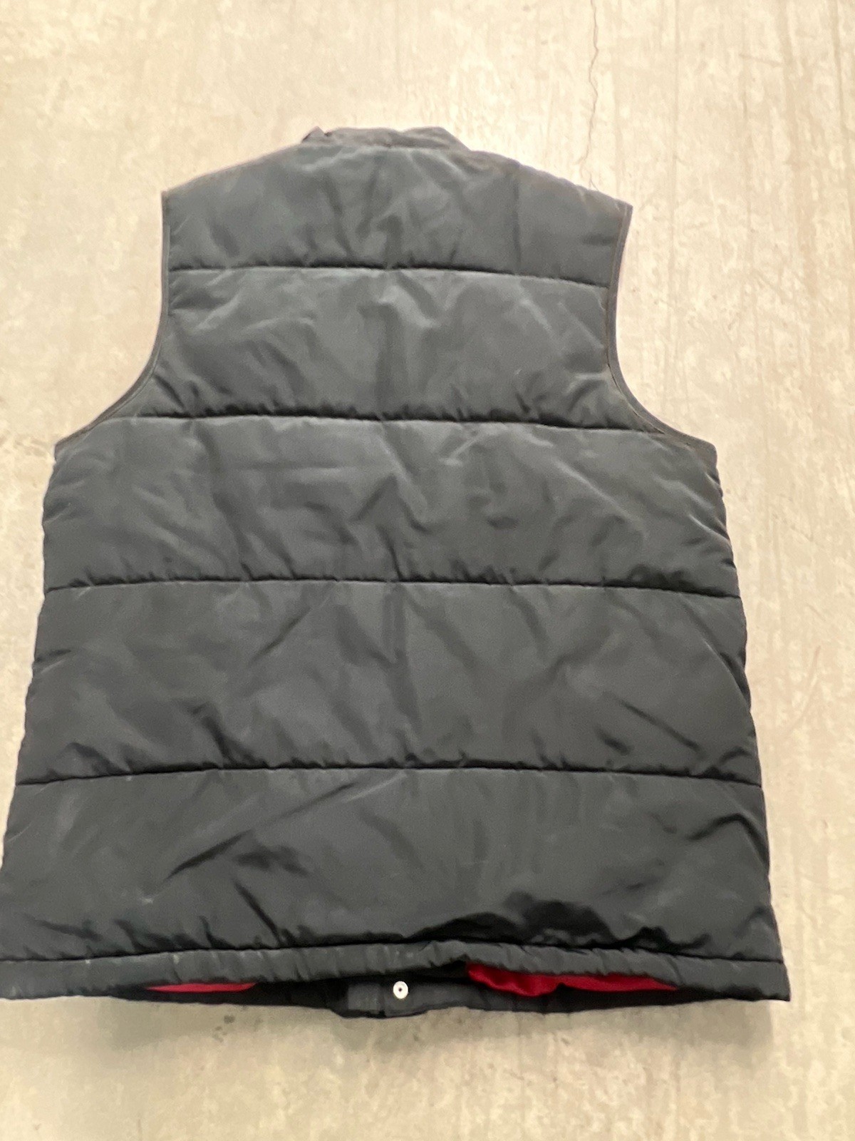 True Religion Men's XL Black Puffer Vest - Stylish & Warm Outerwear image 7